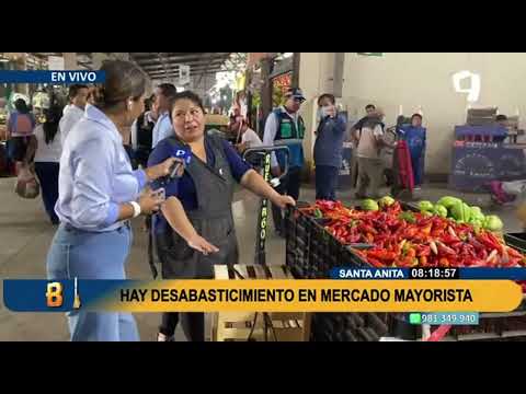 Nelly Paredes en mercado mayorista: “Precios de verduras se mantienen estables” (2/2)