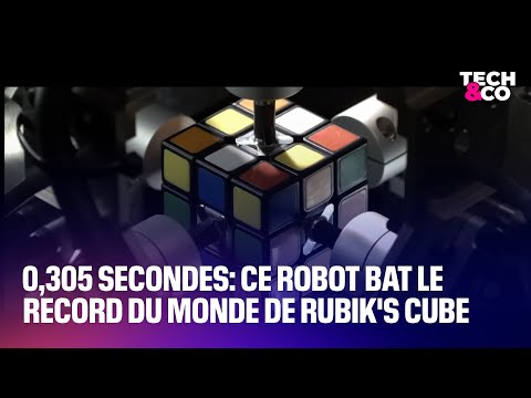 Ce robot japonais bat le record du monde de Rubik's Cube