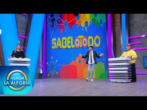 María Rebeca y Luis de Alba se enfrentaron en El Sabelotodo. | Venga La Alegría