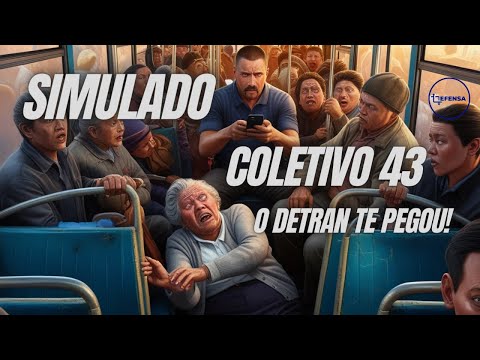 #COLETIVO 44. TRANSPORTE COLETIVO DE PASSAGEIROS. SIMULADO, PROVA - DETRAN