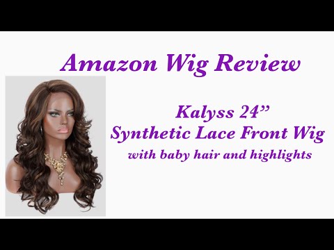 Kalyss 24" Synthetic Lace Front Wig- Amazon Review