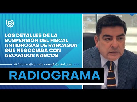 Los detalles de la suspensión del fiscal antidrogas de Rancagua que negociaba con abogados narcos