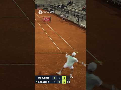 RIDICULOUS Karatsev Tweener On Match Point! 😱