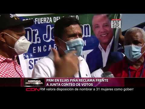 PRM en Elías Piña reclama frente a junta conteo de votos