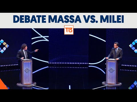 Massa y Milei dejaron varias dudas en el u?ltimo debate presidencial