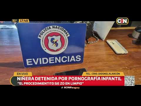 Niñera detenida por pornografía infantil