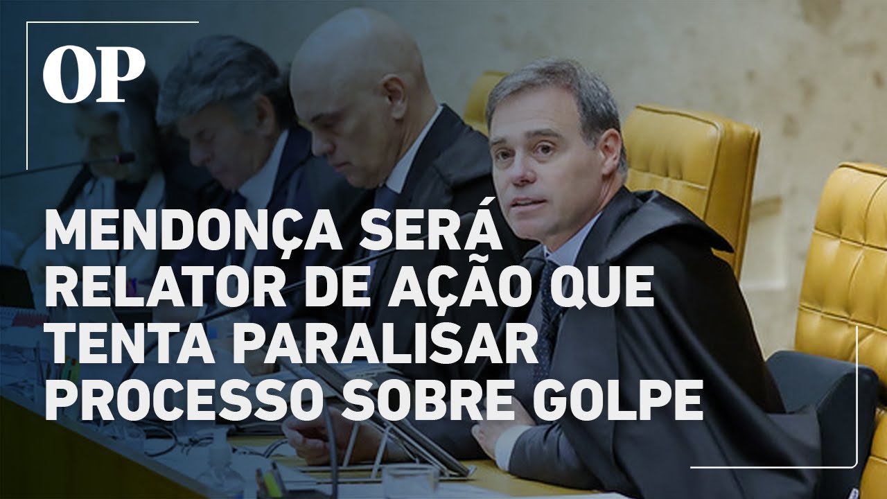 André Mendonça será relator de ação que tenta paralisar processo sobre plano de golpe