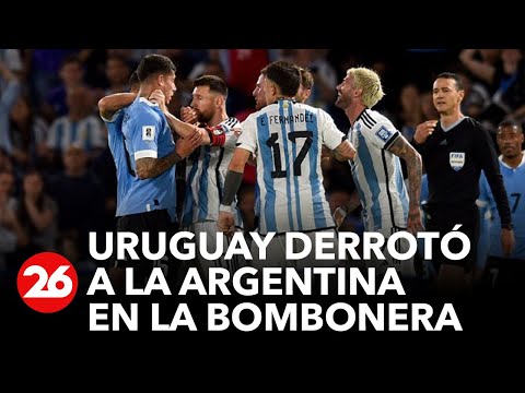 Argentina cayó 2 a 0 ante Uruguay