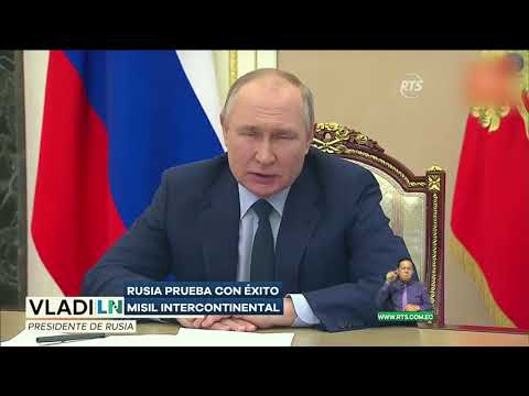 Rusia prueba con éxito misil intercontinental