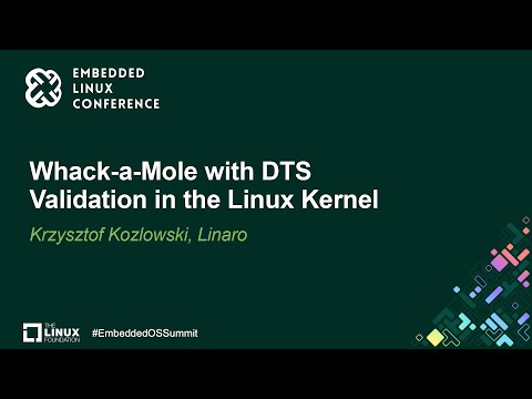 Whack-a-Mole with DTS Validation in the Linux Kernel - Krzysztof Kozlowski, Linaro