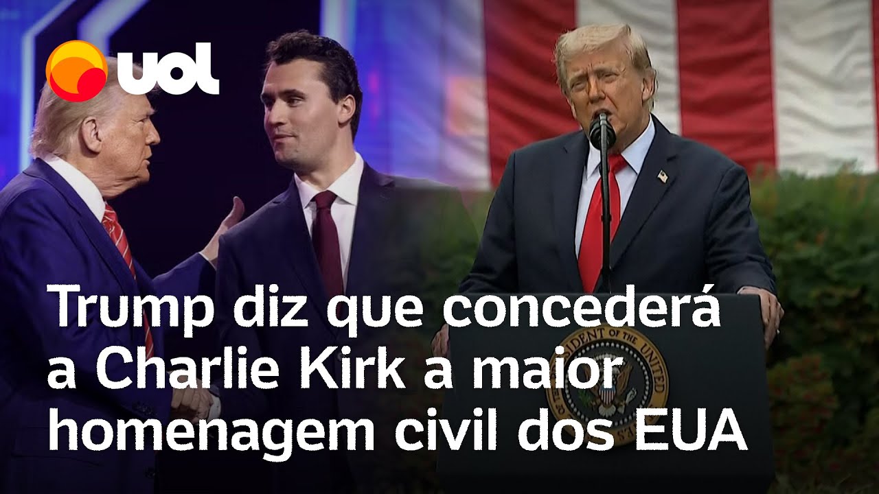 Charlie Kirk Trump diz que concederá Medalha Presidencial da Liberdade a ativista morto assista