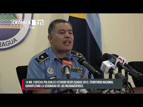 14 mil fuerzas policiales de Nicaragua para el Plan Verano 2021