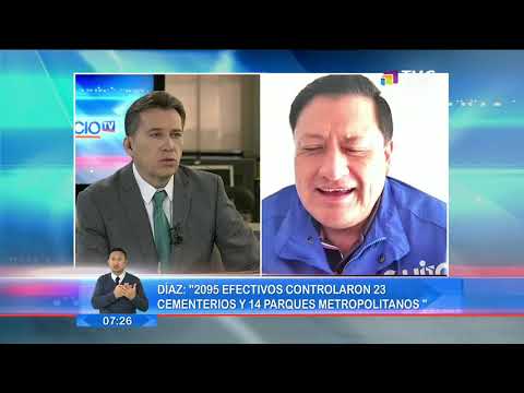 Díaz: ''Durante el feriado se atendieron 81 emergencias en Quito''