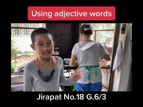 Using-adjective-words