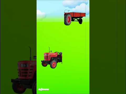 Motu Patlu Car 🤔😲Tractor video  Mahindra Tractor vfx magic #shorts #shortvideo #shortsfeed