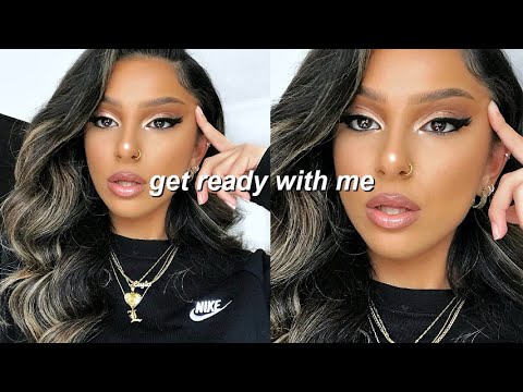 GET READY WITH ME! - hair, makeup & outfit (casual insta glam)