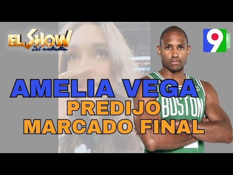 Amelia Vega predijo marcador final de los Celtics | El Show del Mediodía