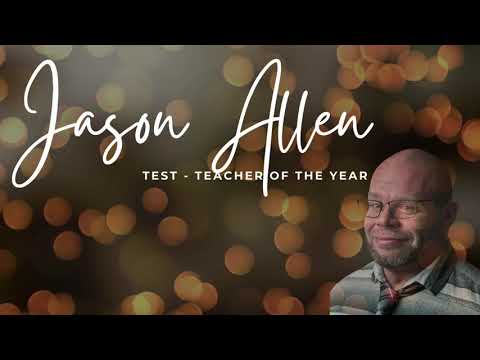 Jason Allen - Test Intermediate School's Teacher of the Year 2024