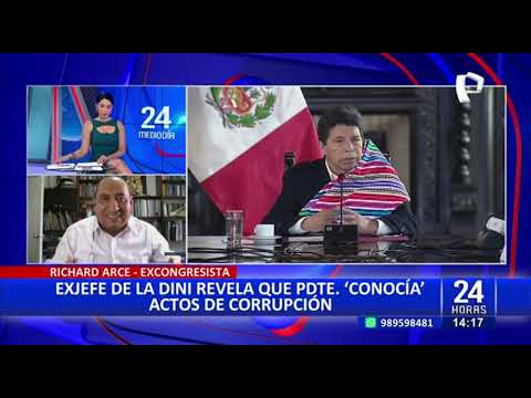 Excongresista Arce sobre exjefe de la Dini: “Pedro Castillo no puede seguir más en Palacio” (2/2)