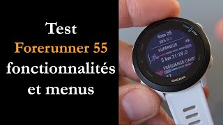 Vido-Test : Test Garmin Forerunner 55 : une montre GPS 