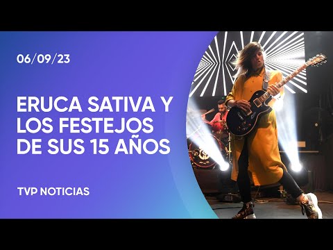 Eruca Sativa despide los festejos de sus 15 años con el show más grande de su historia