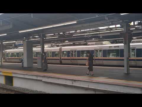 321系D23普通新三田、223系2000番台グリーンガラス黒窓V44+W22新快速網干