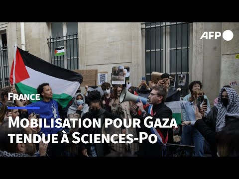 Tensions devant Sciences Po Paris sur fond de mobilisation propalestinienne | AFP