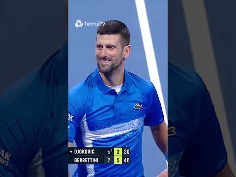 Clutch Novak Djokovic Match Point Save vs Berrettini! 😮‍💨