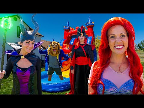 Ariel and Maleficent’s Princess Pool Party! Ursula Learns About Friendship
