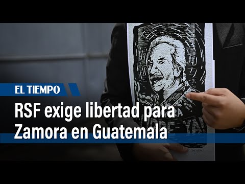 Reporteros Sin Fronteras pide liberar a periodista Zamora, al visitarlo en cárcel de Guatemala