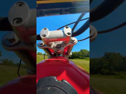 DIRTBIKE WHEELIE FROM MY PERSPECTIVE #pov #foryou #monster #dirtbike #wheelie #subscribe