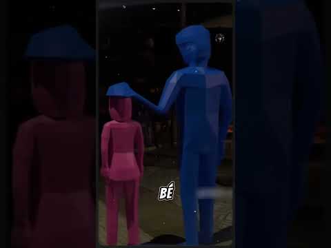 Hành động bị ẩn của cô bé gái và chú tốt bụng