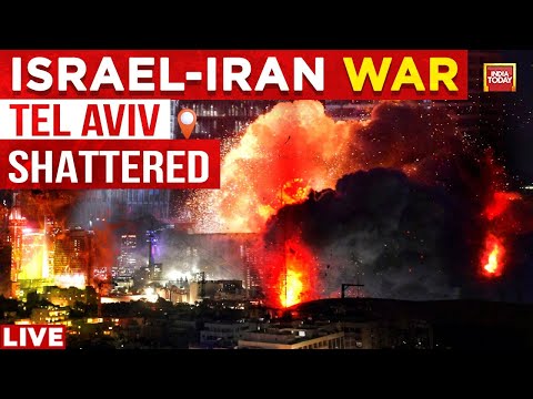 Iran Strikes Tel Aviv Live: Sirens Sound, Ballistic Missiles Flying Overnight Across Skies In Israel