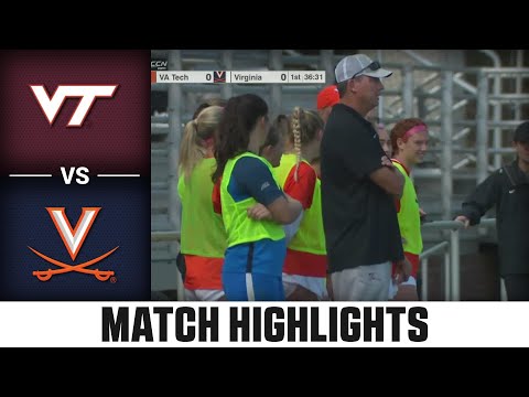 Virginia Tech vs. Virginia ACC Women’s Soccer Highlights (2023)