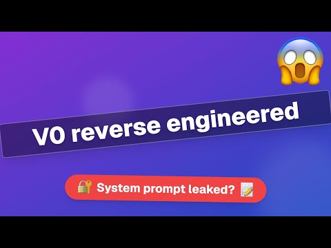 Vercel V0 System Prompt LEAKED?! Analyzing the Code Behind Vercel's Coding Ai
