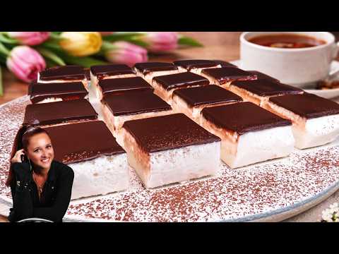 🍰 Птичье молоко Вкус детства Нежнейшее суфле с шоколадной глазурью Люда Изи Кук десерт без выпечки