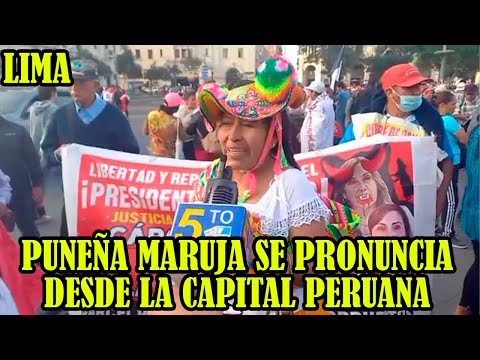 LIMA PRONUNCIAMIENTO DESDE LA PLAZA SAN MARTIN DONDE EXIGEN LIBERTAD DE PEDRO CASTILLO..