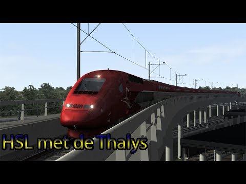 Met 300 over de HSL met de Thalyss - Train Simulator 2018