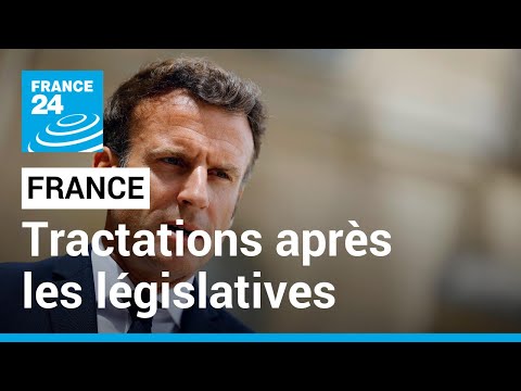 En direct : Emmanuel Macron poursuit ses consultations avec les partis politiques • FRANCE 24