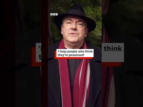 Dr Bray is a real-life 'exorcist' who investigates the unexplained. #Halloween #BBCNews