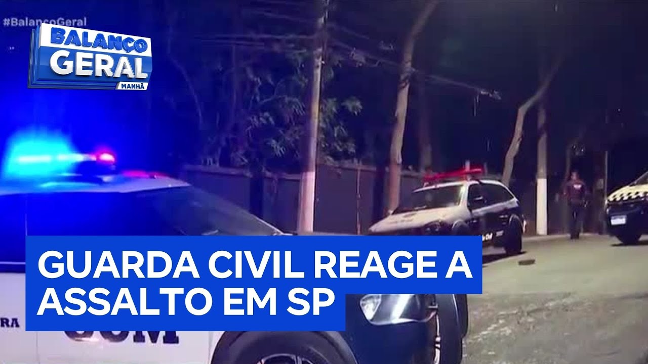 Guarda civil reage a assalto e atira em bandido na zona sul de São Paulo