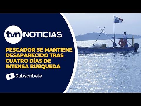Por cuarto día, se mantiene desaparecido pescador en Chiriquí