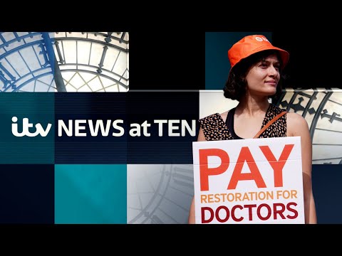 Watch Tuesday's ITV News at Ten as Resident doctors in England vote for strike action | ITV News