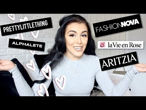 SUMMER TRY-ON HAUL |  Pretty Little Thing, Fashion Nova, Aritzia, and More