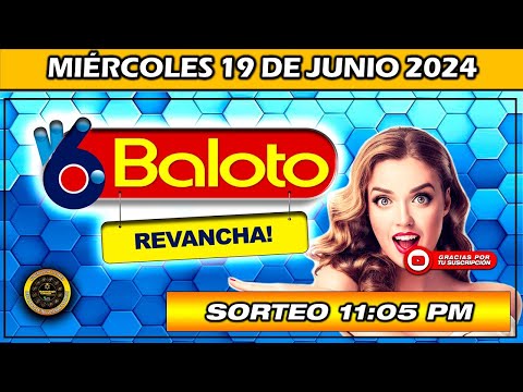 Resultado de BALOTO REVANCHA Del MIÉRCOLES 19 de Junio 2024