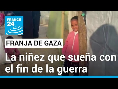 La niñez en la Franja de Gaza, golpeada por la guerra, sueña con una vida normal