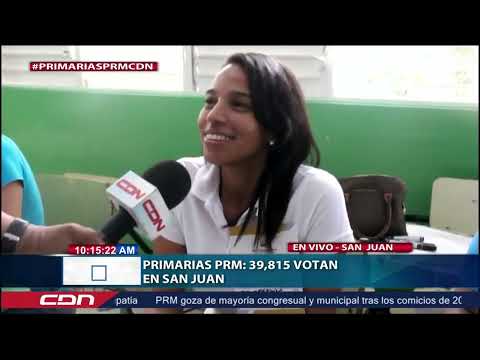 Primarias PRM 39,815 votan en San Juan