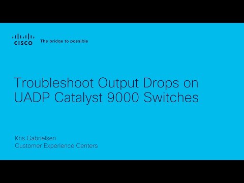 Troubleshoot Output Drops on UADP Catalyst 9000 Switches