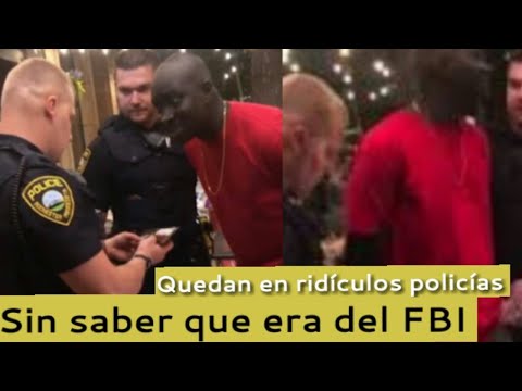 Policía detiene a afroamericano del FBI, sin saber que era agente FBI