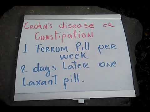 Chohns disease or Constipation use ferrum